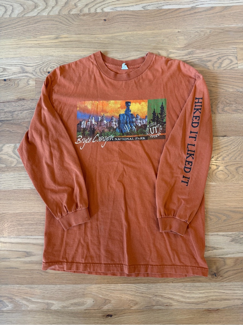 Bryce Canyon National Park Long Sleeve Graphic Tee Size Large